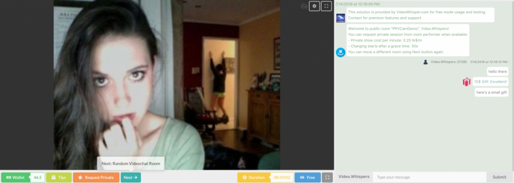 Random Next Room Videochat